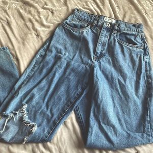 Baggy Distressed Denim Jeans